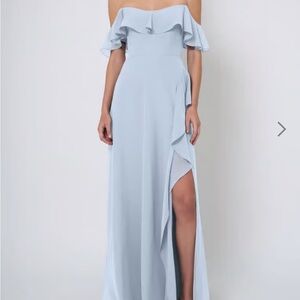 Jenny Yoo Salma dress in bluebell color